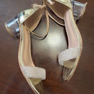 Open-toe Low Chunky Heel Sandal